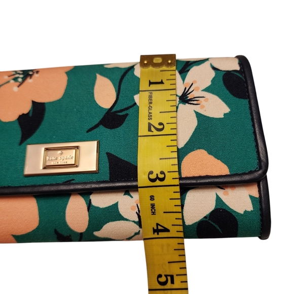 Kate Spade Lucia Blooms Canvas Wallet - Picture 10 of 10